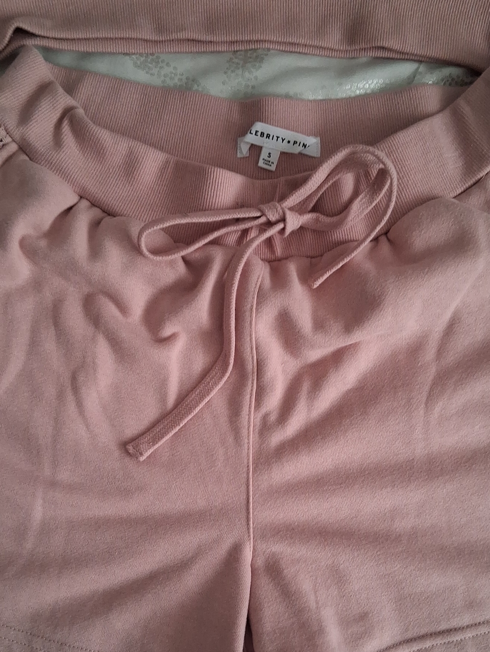 Celebrity Pink Blush Pink Drawstring Lounge Shorts